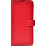 Kvy Apple iPhone 8 Plus Delüx Cüzdan Kılıf - Kırmızı - İphone 8 Plus