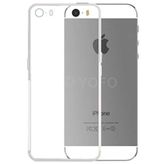 Kvy iPhone 5 Kamera Korumalı Süper Silikon Şeffaf Kılıf
