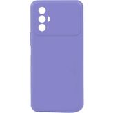 Kvy Tecno Spark 8 Pro Biye Silikon Kılıf - Lila