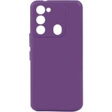 Kvy Tecno Spark 8c Biye Silikon Kılıf - Mor