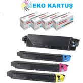 Kyocera TK-580 Set 4 Renk Muadil Toner