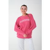 Kyron KADIN SUNSHINE BASKILI SWEATSHİRT-PEMBE