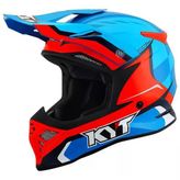 Kyt Skyhawk Kask Glowıng Mavi Turuncu Fluo M