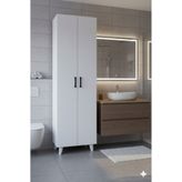 KZY Mobilya 14R Banyo Mobilyası,Havlu Dolabı