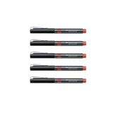 L Needle Point Roller 0.5Mm Iğne Uçlu Kalem Kırmızı ( 5 Adet)