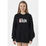 La Casa De Papel Berlin Siyah Kadın 2İp Sweatshirt