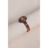 LA PERRY ACCESSORIES Ukanit Taşlı Bakır Yüzük