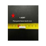 Lab Manyetik Balık 6X20 mm - Boy:20 mm - Çap:6 mm