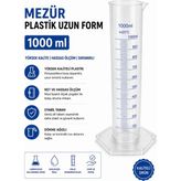 Labolist Mezür Plastik Uzun Form 1000 ml