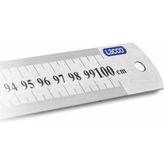 Lacco Çelik Cetvel 50 cm - Gümüş