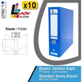 Laçin Klasör Selefonlu Geniş 10 Adet