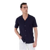 Lacivert Erkek Apaş Basic Rayon Karışımlı Hırka F5SM-HRK 2053