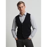 Lacivert Regular Fit Casual Örme Triko Yelek