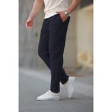 Lacivert Regular Fit Erkek Pantolon E6572 - M