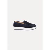 Lacivert Süet Loafer
