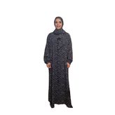Lacivert Tek Parça Namaz Elbisesi Tek Beden