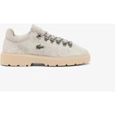 Lacoste Baseshot Winter 750SFA0042-18C Krem Süet Deri Kadın Günlük Ayakkabı
