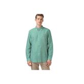 Lacoste CH0053.53Y Erkek Regular Fit Ekose Desenli Yeşil Gömlek