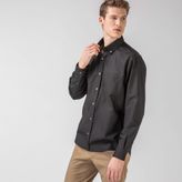 Lacoste CH1941 Regular Fit Siyah Erkek Gömlek