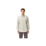 Lacoste CH2632.E8M Erkek Regular Fit Düğmeli Yaka Bej Gömlek