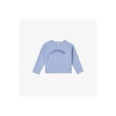 Lacoste Çocuk Uzun Kollu Bisiklet Yaka Baskılı Mavi T-Shirt