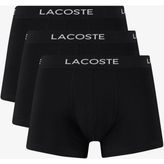 Lacoste Erkek Baskılı 3'lü Siyah Boxer5H1291T031