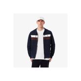 Lacoste Erkek Classic Fit Kapüşonlu Renk Bloklu Lacivert Sweatshirt