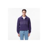 Lacoste Erkek Classic Fit Yarım Fermuarlı Mor Sweatshirt