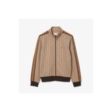 Lacoste Erkek Regular Fit Dik Yaka Monogram Kahverengi Sweatshirt