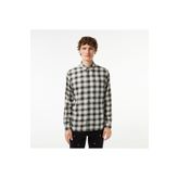 Lacoste Erkek Regular Fit Ekose Siyah Gömlek