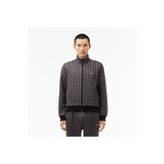 Lacoste Erkek Regular Fit Fermuarlı Monogram Siyah Sweatshirt