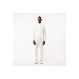Lacoste Erkek Regular Fit Fermuarlı Yaka Renk Bloklu Beyaz Eşofman Takımı