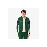 Lacoste Erkek Regular Fit Kapüşonlu Renk Bloklu Yeşil Ceket