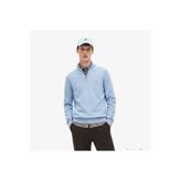 Lacoste Erkek Regular Fit Yarım Fermuarlı Mavi Kazak