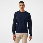 Lacoste Erkek Relaxed Fit Bisiklet Yaka Lacivert Kazak - 166-Lacivert