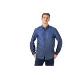 Lacoste Erkek Slim Fit Desenli Degrade Lacivert Gömlek M CH0015.15L