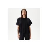 Lacoste Kadın Loose Fit Bisiklet Yaka Siyah T-shirt