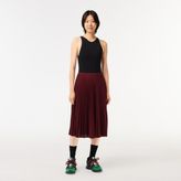 Lacoste Kadın Loose Fit Bordo Etek - XL