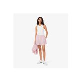 Lacoste Kadın Loose Fit Çizgili Pembe Şort