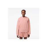 Lacoste Kadın Oversize Fit Kapüşonlu Pembe Sweatshirt