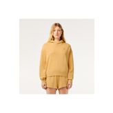 Lacoste Kadın Oversize Fit Kapüşonlu Sarı Sweatshirt