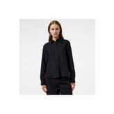 Lacoste Kadın Oversize Fit Siyah Gömlek