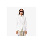 Lacoste Kadın Regular Fit Beyaz Gömlek