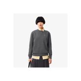 Lacoste Kadın Relaxed Fit Bisiklet Yaka Gri Sweatshirt