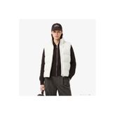 Lacoste Kadın Relaxed Fit Dik Yaka Beyaz Yelek