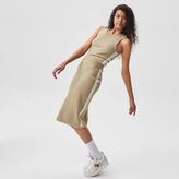 Lacoste Kadın Slim Fit Renk Bloklu Krem Etek - 36