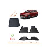 Lal Fiat Egea Cross Station Wagon 3D Havuzlu Paspas Üst Kademe Bagaj Havuzu Seti (2020+)
