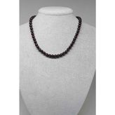 Lal (Granat) (Garnet) Taşı Kolye 7mm (Klipsli)