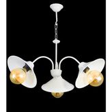 Lambadar Şık Tasarım Retro Rustik Model Konik Avize - Beyaz - 3