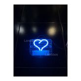 Lambbos Cg kalp stop mavi seffaf cam
